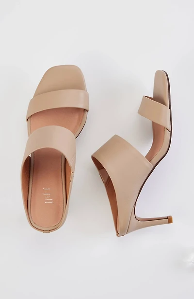 clara double-strap heels