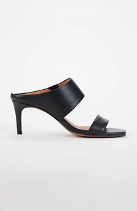 clara double-strap heels