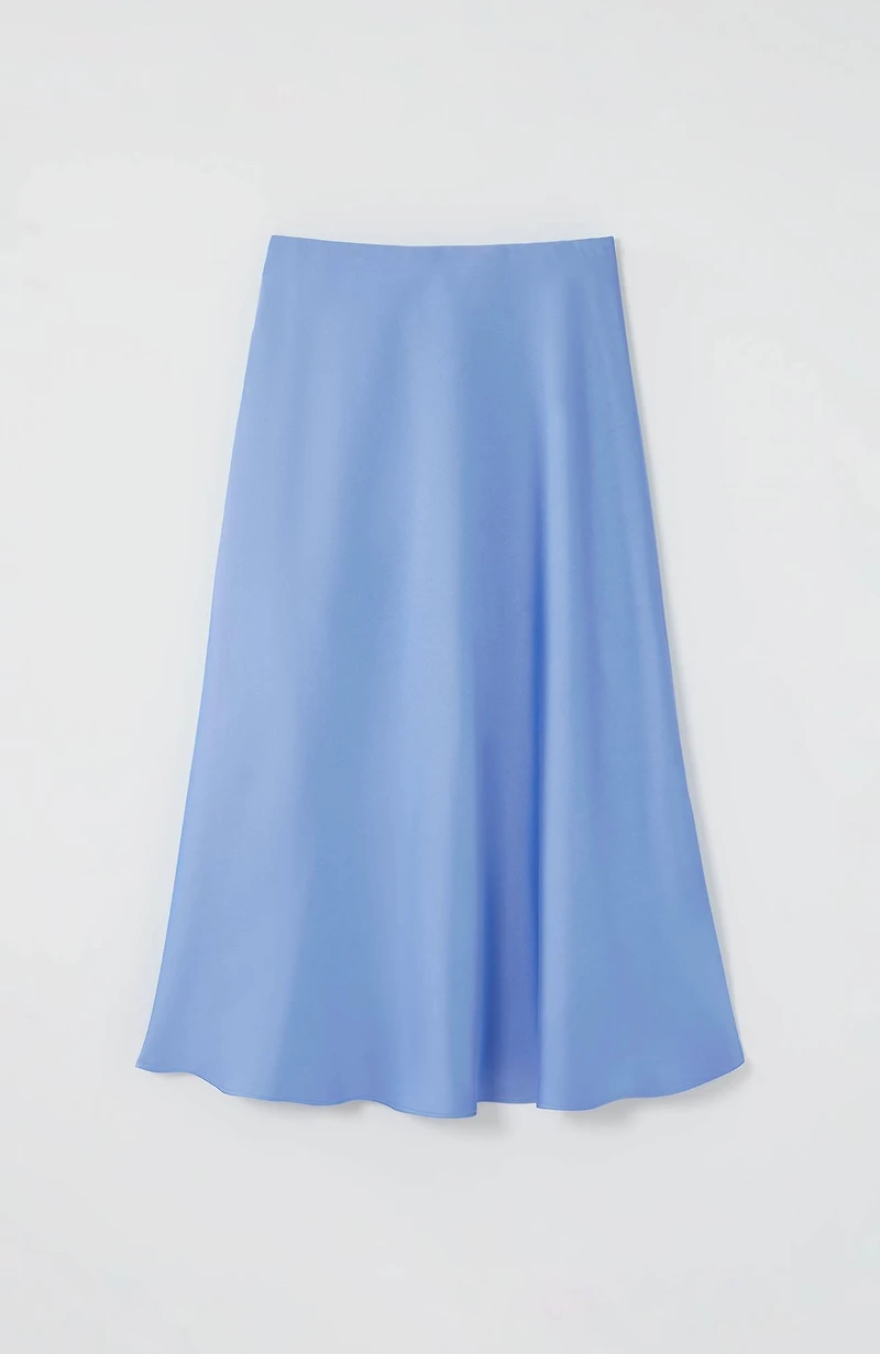 wearever satin a-line skirt