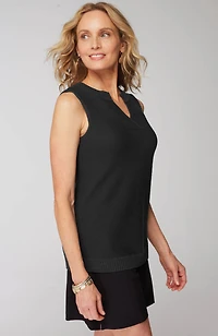 wearever textured sleeveless sweater