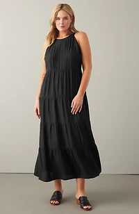 tiered maxi dress