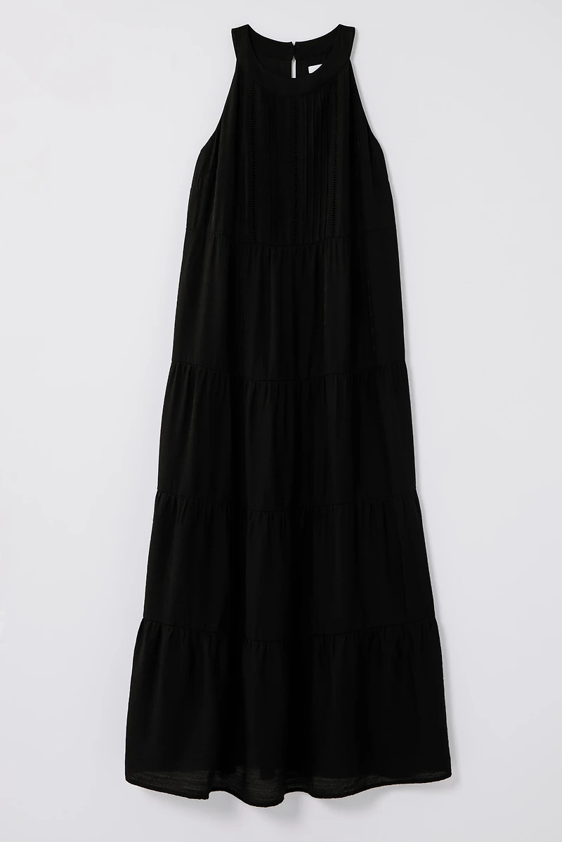 tiered maxi dress
