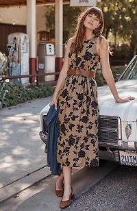 carefree midi dress