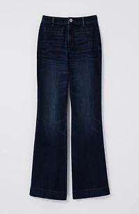 curvy-fit flare jeans