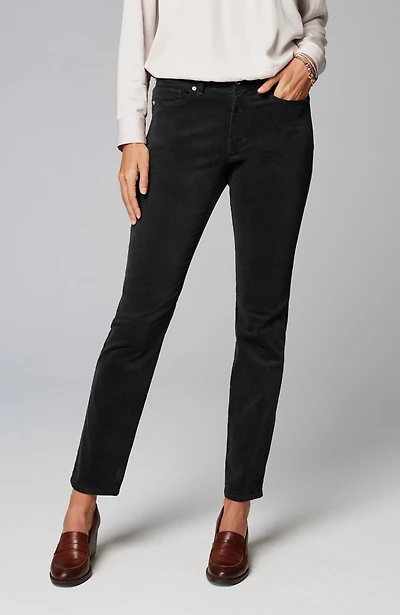 authentic fit slim-leg corduroy pants