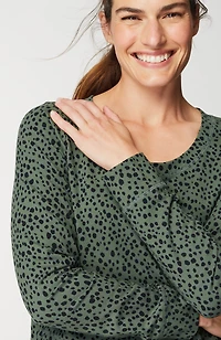 fit elevate terry seamed dress
