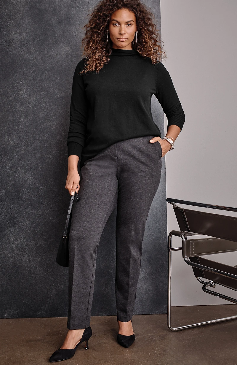 wearever funnel-neck sweater