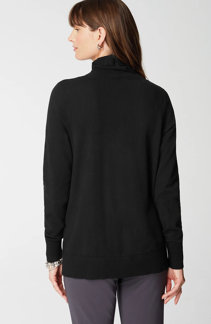 wearever funnel-neck sweater
