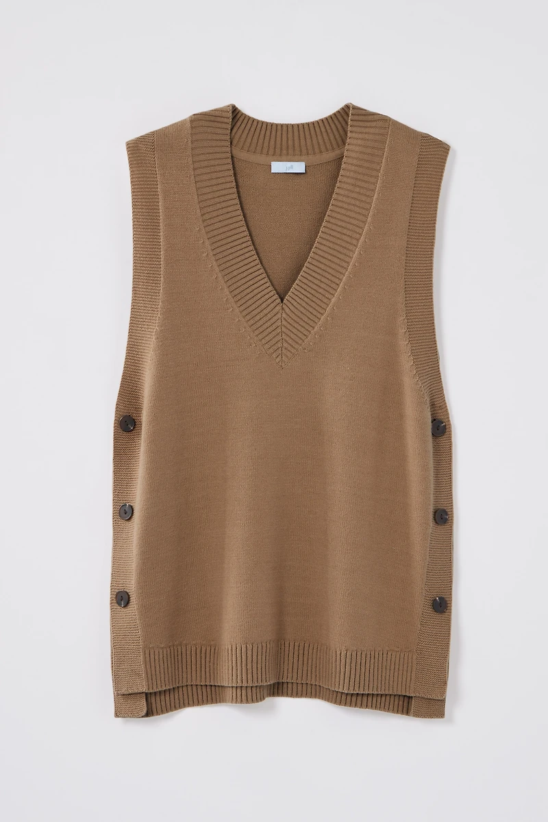 side-button vest