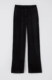 wearever velvet-knit straight-leg trousers