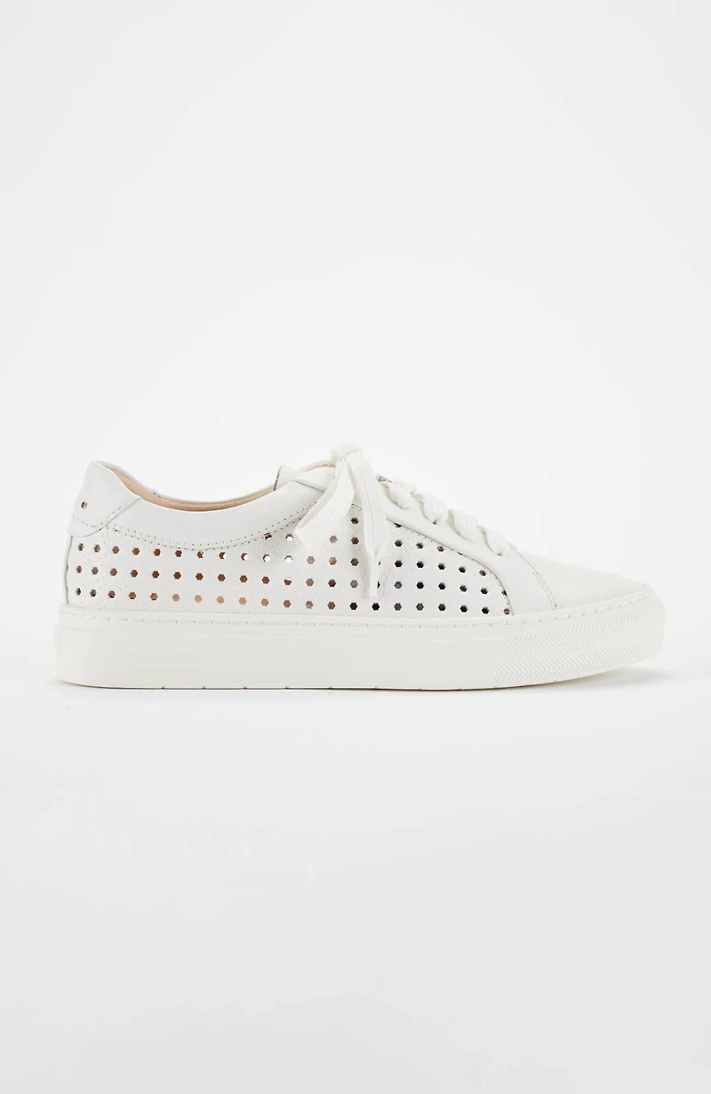 frankie4 mim iv white weave sneakers