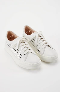 frankie4 mim iv white weave sneakers