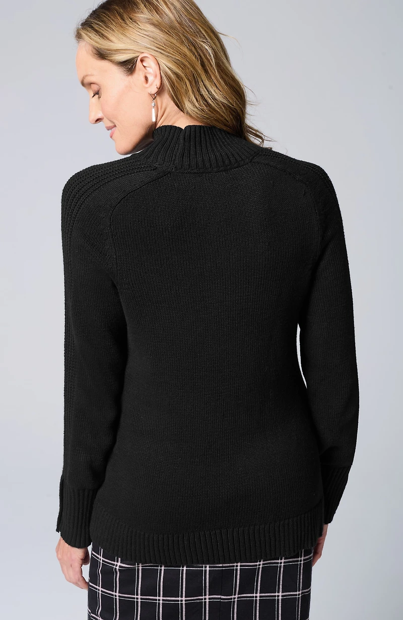 wearever button-cuffed sweater