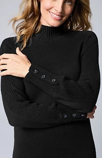 wearever button-cuffed sweater