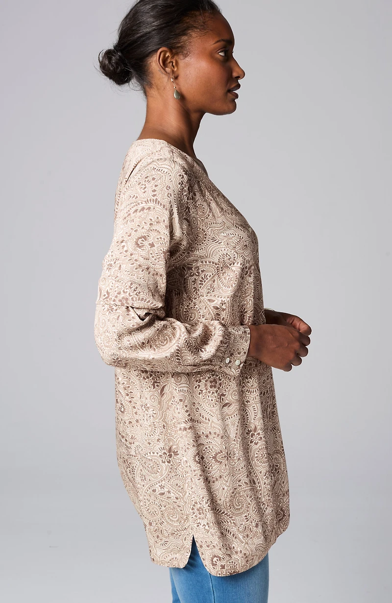 pure jill double-button tunic