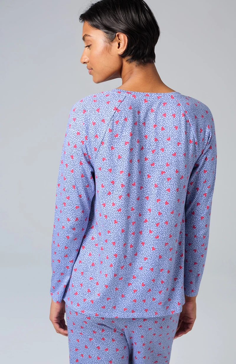 sleep ultrasoft raglan-sleeve top