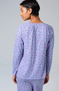 sleep ultrasoft raglan-sleeve top