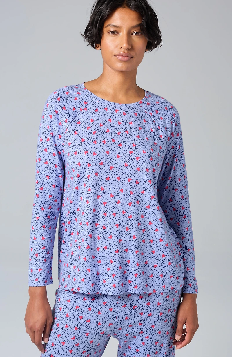 sleep ultrasoft raglan-sleeve top
