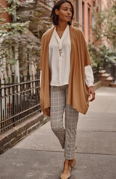 wearever smooth-fit jacquard slim-leg pants