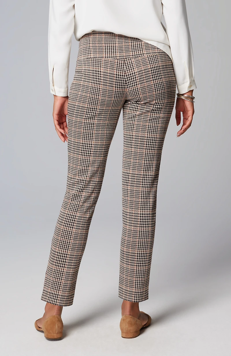 wearever smooth-fit jacquard slim-leg pants