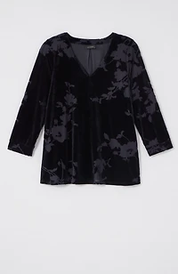 wearever velvet burnout top