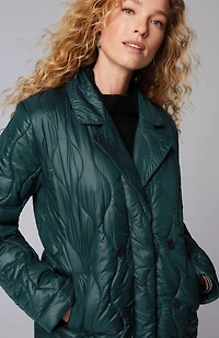 quilted puffer coat