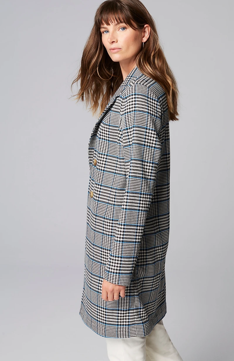 long plaid duster jacket
