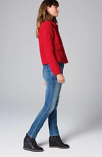 textured-tweed jacket