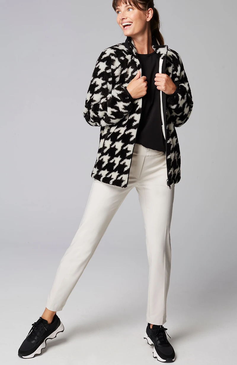 fit plush sherpa jacket