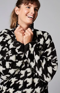 fit plush sherpa jacket