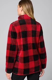fit plush sherpa pullover