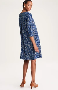 wearever knit pleat-back dress