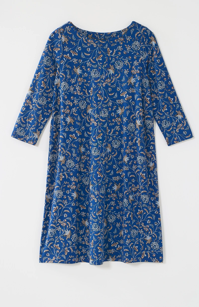 wearever knit pleat-back dress