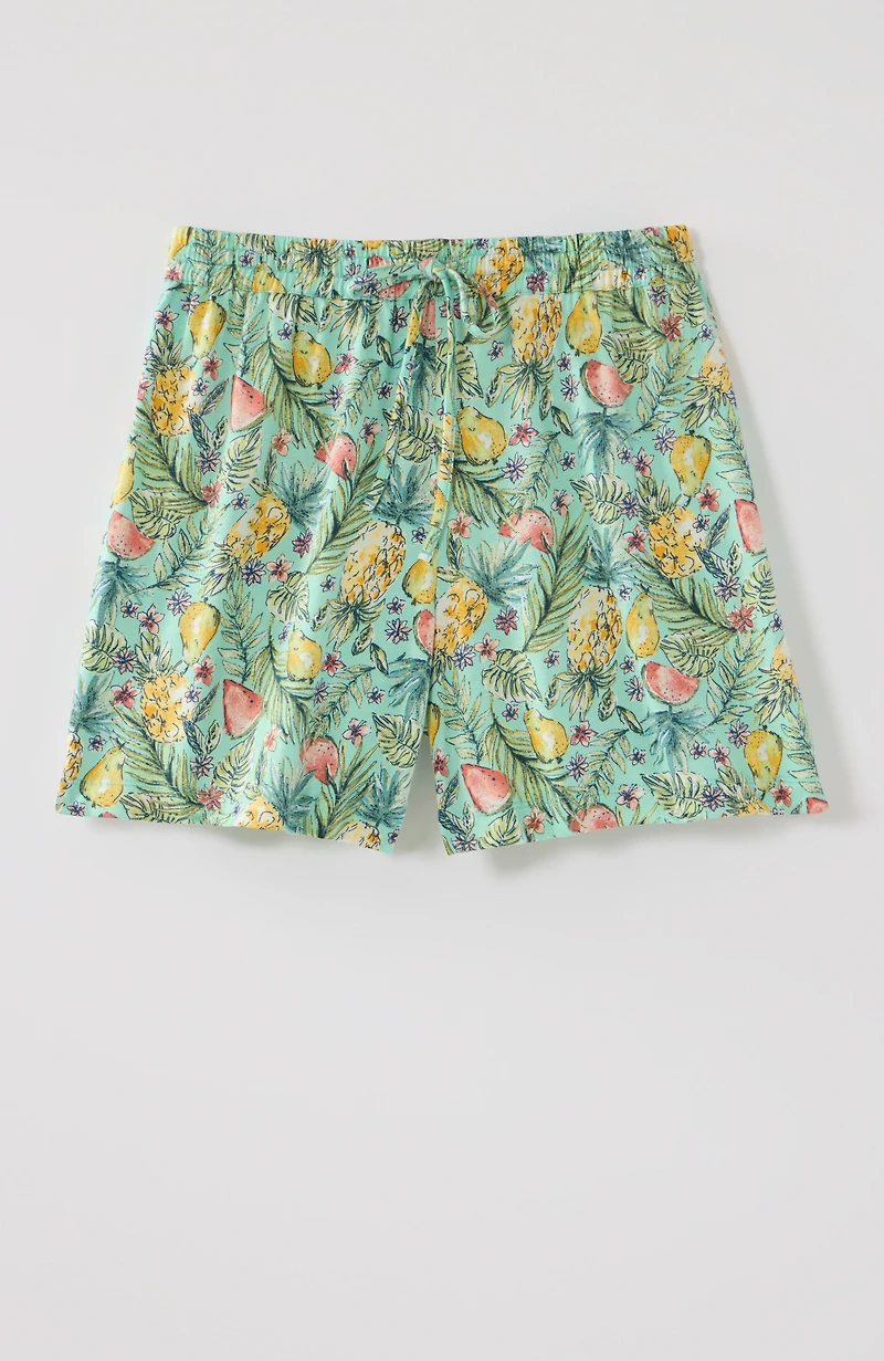 sleep ultrasoft tie-waist shorts