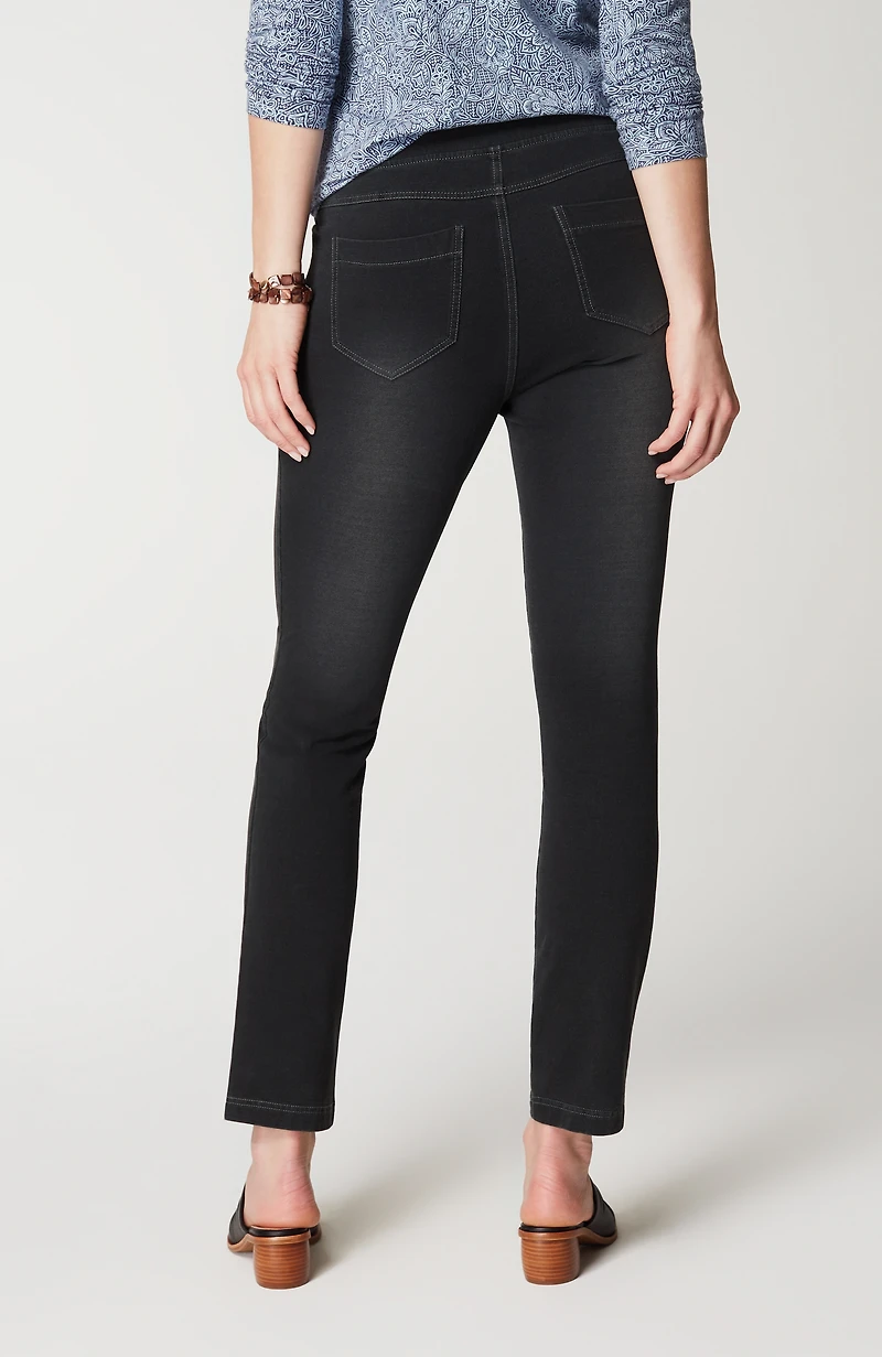 pure jill 5-pocket knit jeans