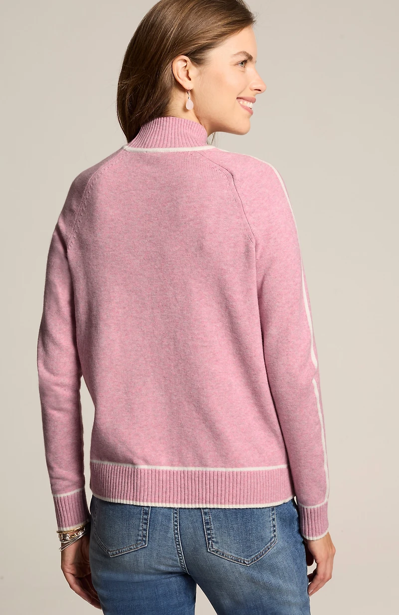 contrasting-details sweater