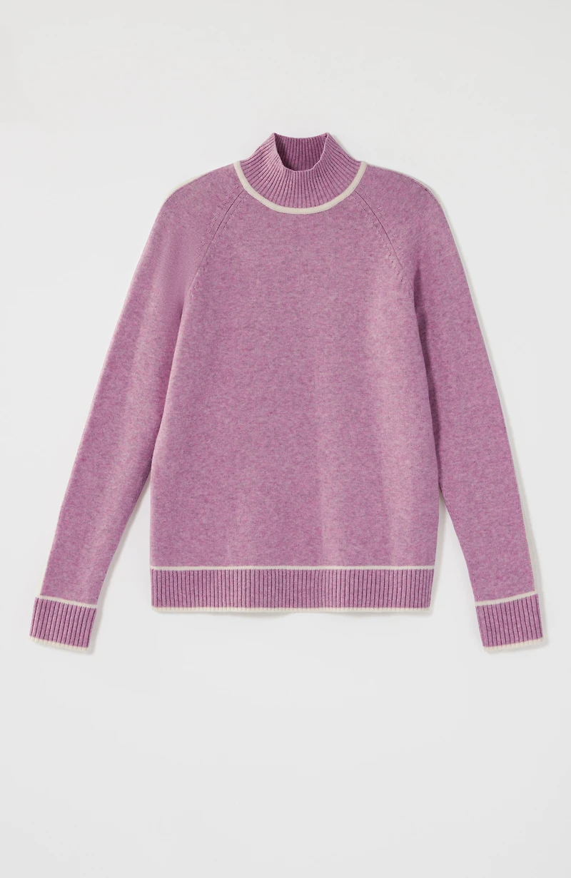 contrasting-details sweater