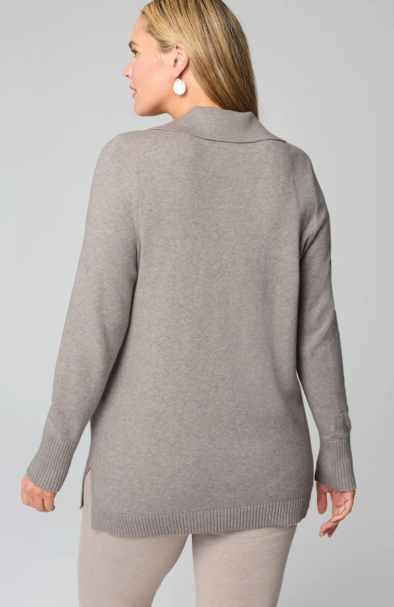 pure jill collared sweater tunic