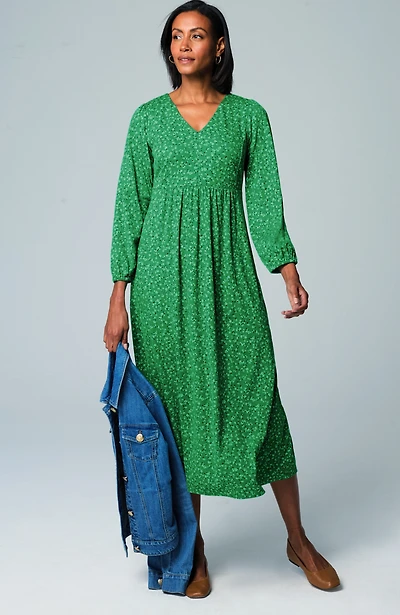 floral a-line dress