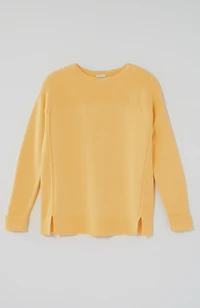 ribbed-detail pullover sweater