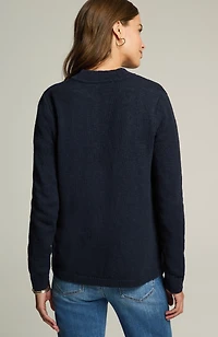 short patch-pocket cardi