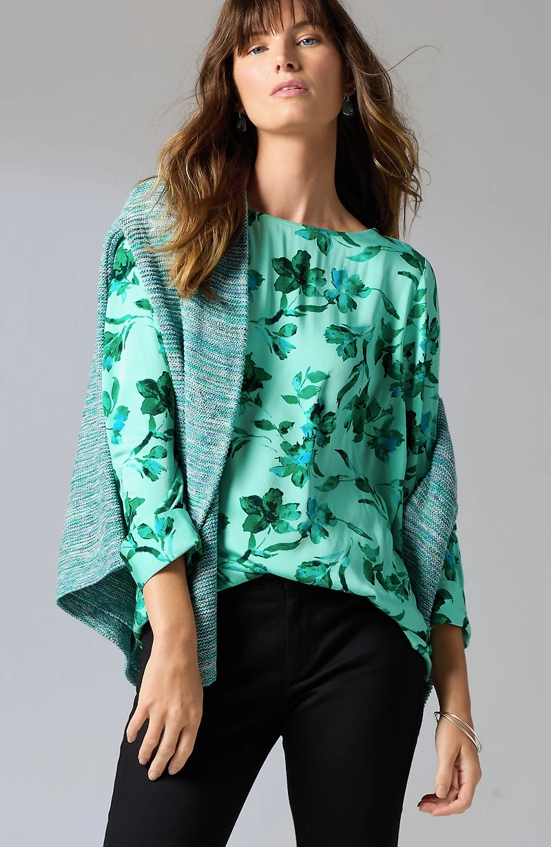 satin a-line top
