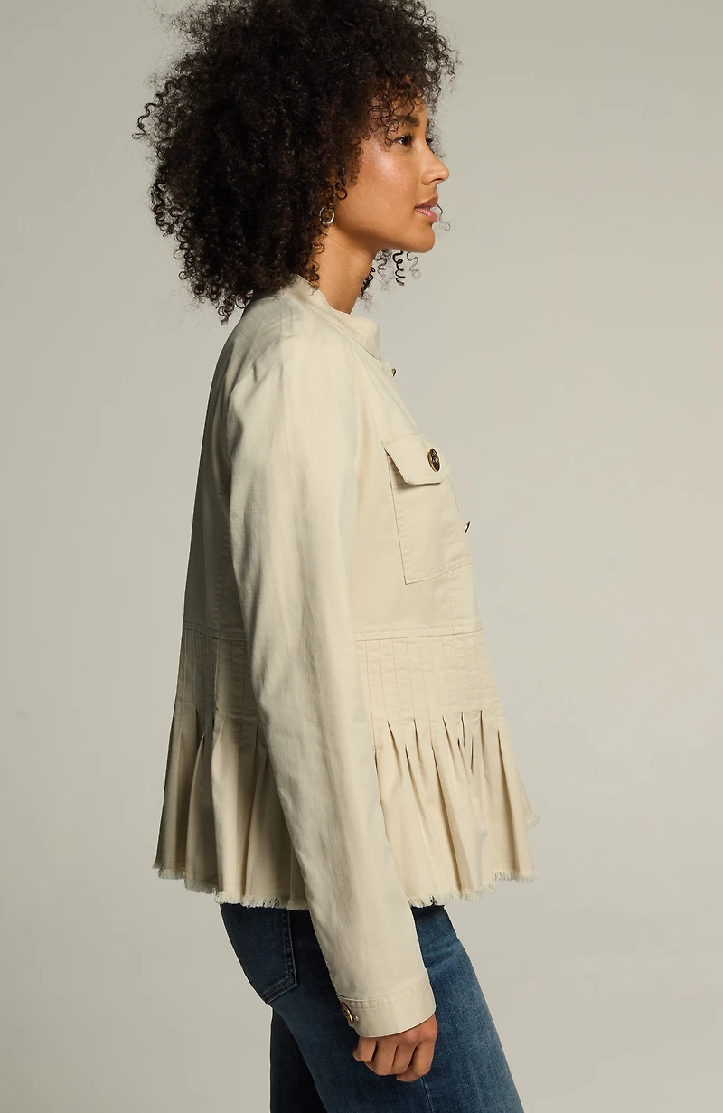 military peplum jacket