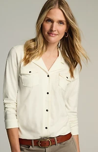 knit camp shirt