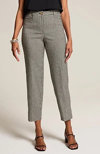 linen-stretch straight-leg crops