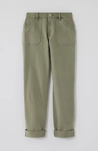 curvy-fit patch-pocket jeans