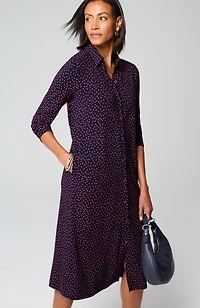 wearever knit shirtdress