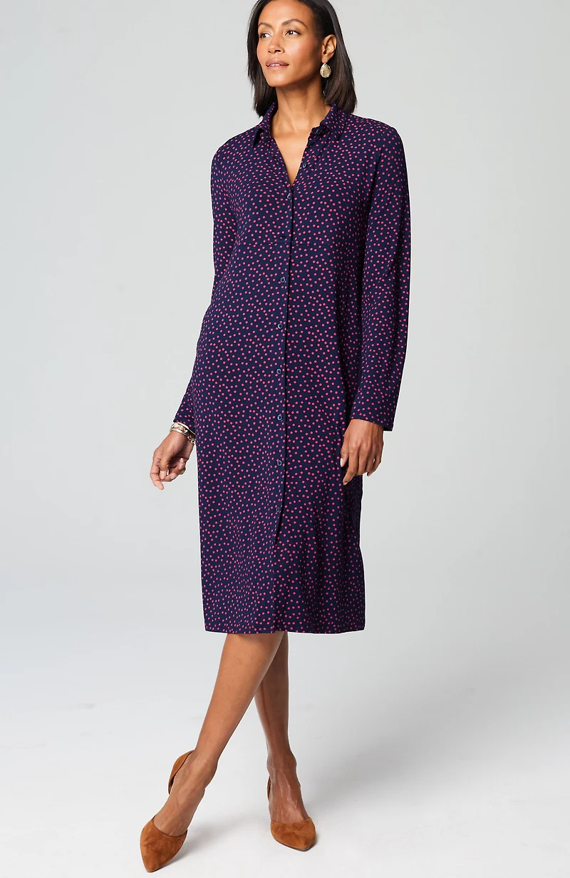 wearever knit shirtdress