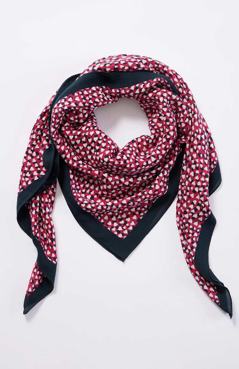 more love square scarf