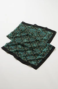 printed square scarf